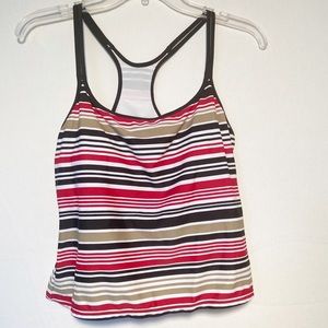 Tropical Escape‎ Racerback Swim Top Tankini